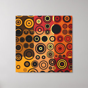 Vintage bunte Fünftel Abstrakte Kunst Leinwanddruck