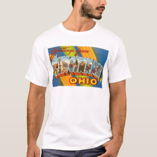 Vintage bunte Grüße von Cincinnati Ohio T-Shirt