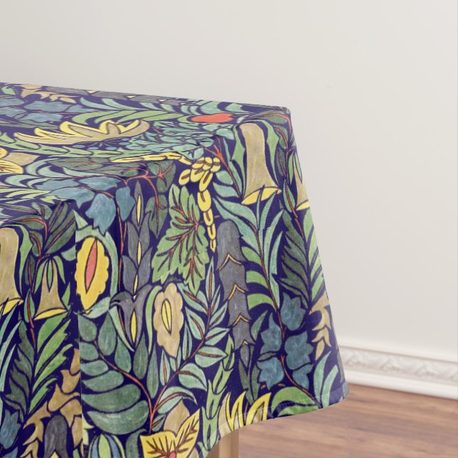 Vintage buntes Blumenmuster Tischdecke (Beispiel)