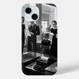 Vintage-Büro, Büro für leitende Geschäftsleute Case-Mate iPhone Hülle
