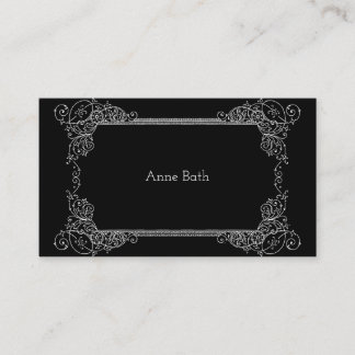 Vintage Business Card Eleganter Rahmen Visitenkarte