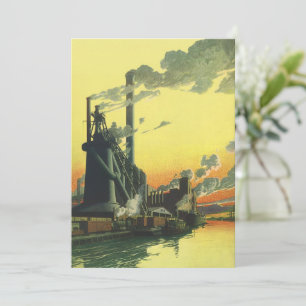 Vintage Business Factory, Fertigung auf einem Dock