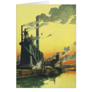 Vintage Business Factory, Fertigung auf einem Dock