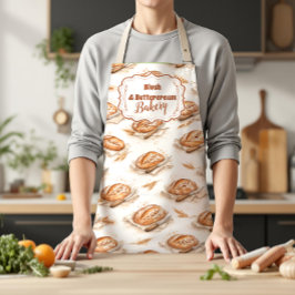 Vintage Buttercream Bakery Business Schürze