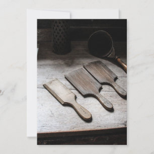 Vintage Butterflasche Einladung