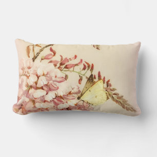 Vintage Butterfly-Blume Kissen