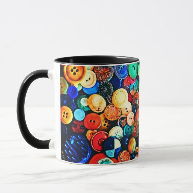 Vintage Buttons Tasse (Links)