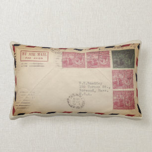 Vintage By Air Mail Kissen