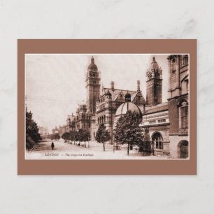 Vintage ca 1895 London The Imperial Institute Postkarte