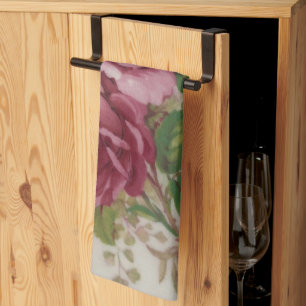Vintage Cabbage Rose Elegance Küche Handtücher