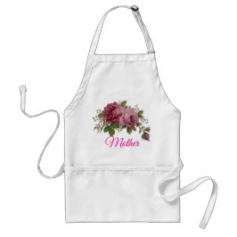 Vintage Cabbage Rose Eleganz Schürze