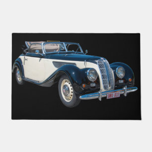 Vintage Cabrio Automobil Übertragung Fußmatte