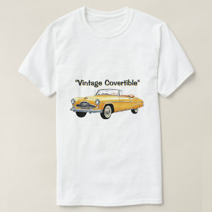 Vintage-Cabrio-Klassiker-Auto-T-Shirt T-Shirt