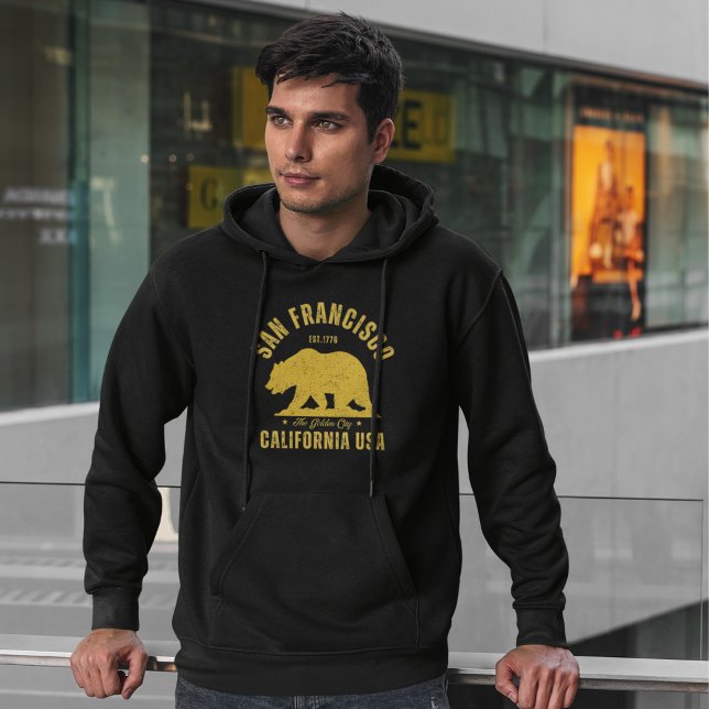 Vintage California Bear – San Francisco Edition Hoodie (Von Creator hochgeladen)