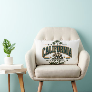 Vintage California Republic Dekorativ Lendenkissen