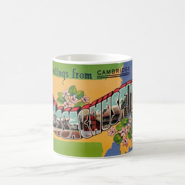 Vintage Cambridge MA Tasse (Mittel)