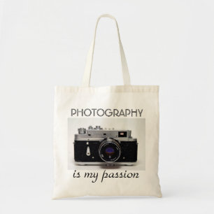 VINTAGE CAMERA 02 Fotografie ist meine Passion Bag Tragetasche