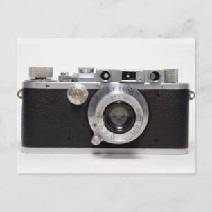 VINTAGE CAMERA 11 German Rangefinder by L - Postkarte