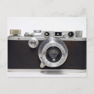 VINTAGE CAMERA 12 German Rangefinder by L - Postkarte