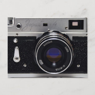 VINTAGE CAMERA Kollektion 02 Russische Kopie von L Postkarte