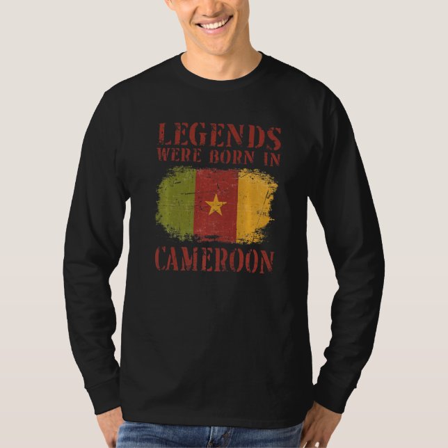 Vintage Cameroonian Flag Cameroon T-Shirt (Vorderseite)