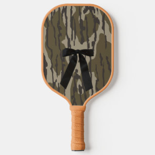 Vintage Camouflage des Bottomlandes Niedlich Black Pickleball Schläger