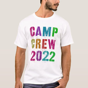 Vintage CAMP CREW 2022 Sommerpersonal Berater Teac T-Shirt