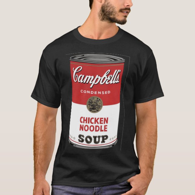 Vintage Campbells Hühnernudelsuppe Oversifiziert T-Shirt (Vorderseite)