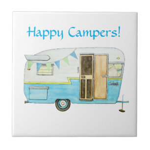 Vintage-Camper-Kachel Fliese