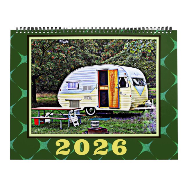 Vintage Campers and Retro Caravan Travel Kalender (Titelbild)