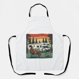 Vintage-Camping-Wohnmobil-RV-Bigfoot-Abenteuer Schürze