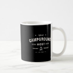 Vintage-Campingplatz-Host-Squad Sommercamp-Mitarbe Kaffeetasse