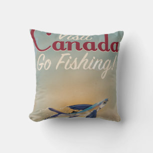 Vintage-Canada-Angelposter Kissen