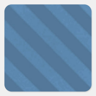 Vintage-Candy-Streifen-Tapete Puderblau Grunge Quadratischer Aufkleber