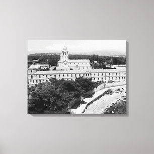 Vintage Cannes Inselkloster Saint-Honorat Leinwanddruck