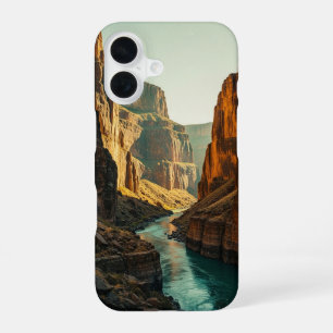 Vintage-Canyonschlucht iPhone 16 Hülle