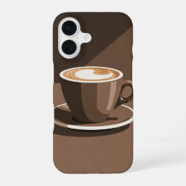 Vintage Cappuccino iPhone 16 Hülle
