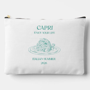 Vintage Capri Italienischer Sommer 2026 Pastatüte Zubehörtasche