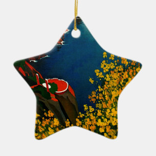 Vintage Capri L'Isola del Sole Italien Keramik Ornament