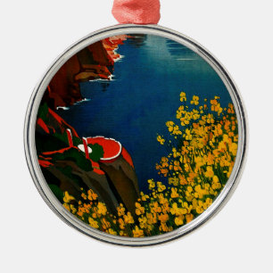 Vintage Capri L'Isola del Sole Italien Ornament Aus Metall
