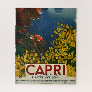 Vintage Capri L'Isola del Sole Italien Puzzle