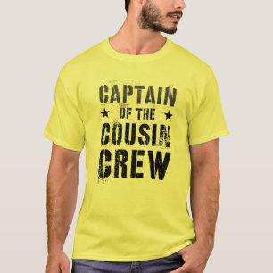 Vintage CAPTAIN DER COUSIN-CREW Lustige Oma G T-Shirt
