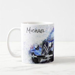 Vintage Car Abstrakt Graphic Kaffeetasse