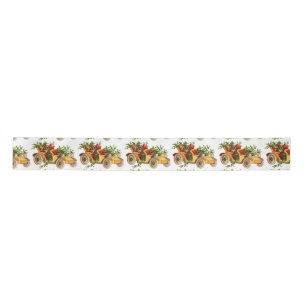 Vintage Car Christmas Mistletoe Thunder_Cove Satinband