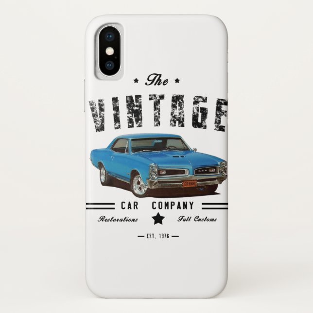 Vintage Car Company GTO Case-Mate iPhone Hülle (Rückseite)