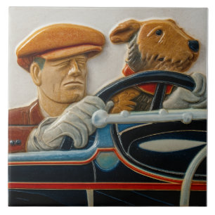 Vintage Car Design Keramik Tile Fliese