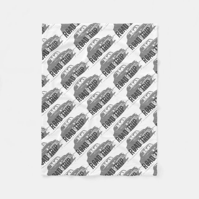 Vintage Car Fleecedecke (Vorderseite)