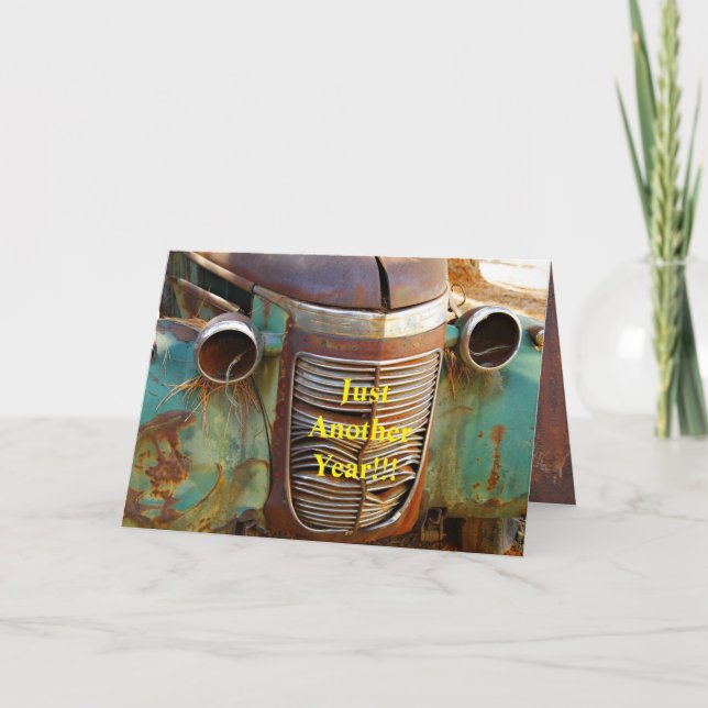 Vintage Car Grille Card Karte (Vorderseite)