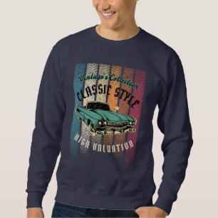 Vintage Car Hoch Sweatshirt