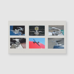 Vintage Car Hood Ornamente Magnetkarte